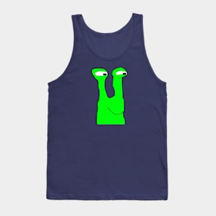 Funny Alien with Tall Eyes Tank Top